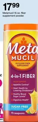 Target Metamucil 15-oz. fiber supplement powder offer