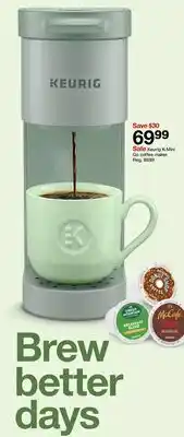 Target Keurig K-Mini Go coffee maker offer