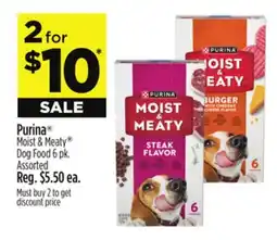 Dollar General Purina Moist & Meaty Dog Food offer