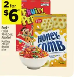 Dollar General Post Cereal offer