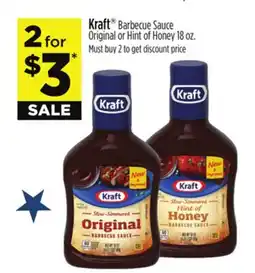 Dollar General Kraft Barbecue Sauce Original or Hint of Honey offer