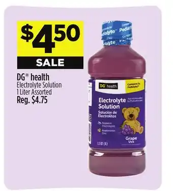 Dollar General DG health Electrolyte Solution offer