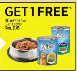 Dollar General 9Lives Cat Food offer