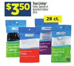 Dollar General True Living Forks, Spoons or Assorted Cutlery offer
