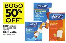 Dollar General Rexall Bandages, Tape, Gauze or Pads offer