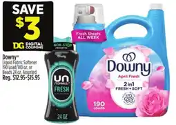 Dollar General Downy Liquid Fabric Softener 190 Load/140 oz. or Beads 24 oz offer