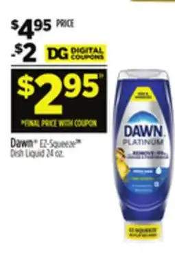 Dollar General Dawn EZ-Squeeze TM Dish Liquid offer