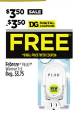 Dollar General Febreze PLUG Warmer offer