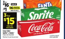 Dollar General Coca-Cola, Sprite, or Fanta offer