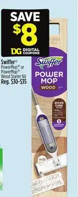 Dollar General Swiffer PowerMop or PowerMop Wood Starter Kit offer