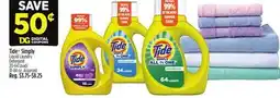Dollar General Tide Simply Liquid Laundry Detergent offer