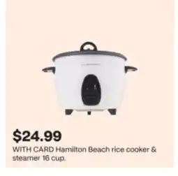 CVS Hamilton Beach rice cooker & steamer offer