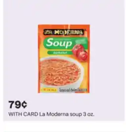 CVS WITH CARD La Moderna soup offer