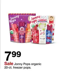 Target Jonny Pops organic. freezer pops offer
