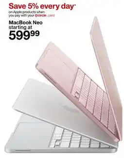 Target MacBook Neo offer