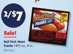 Family Dollar Ball Park Meat Franks offer