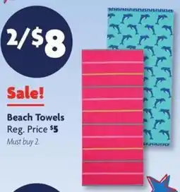 Family Dollar Beach Towels offer