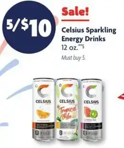 Family Dollar Celsius Sparkling Energy Drinks offer