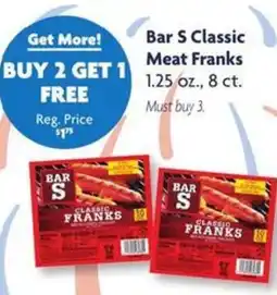 Family Dollar Bar S Classic Meat Franks offer