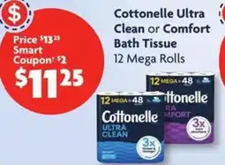 Family Dollar Cottonelle Ultra Clean or Comfort Bath Tissue offer
