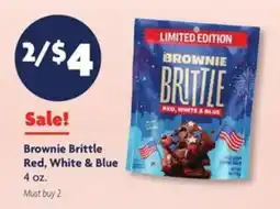 Family Dollar Brownie Brittle Red White & Blue offer