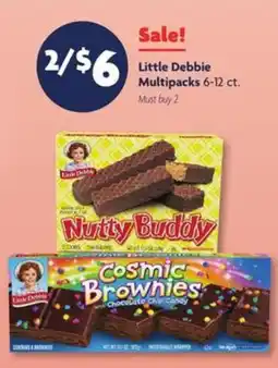 Family Dollar Little Debbie Multipacks offer