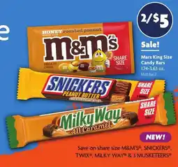 Family Dollar Mars King Size Candy Bars offer