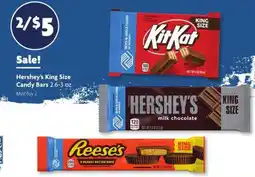 Family Dollar Hersheys King Size Candy Bars offer