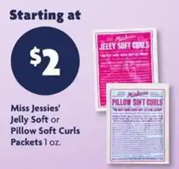 Family Dollar Miss Jessies Jelly Soft or Pillow Soft Curls Packets offer