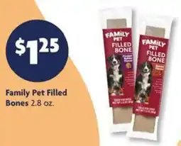 Family Dollar Family Pet Filled Bones offer