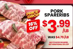 Seafood City Pork spareribs offer