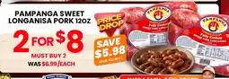 Seafood City Pampanga sweet longanisa pork offer