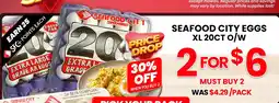 Seafood City Seafood city eggs offer