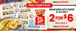Seafood City Seafood city eggs offer