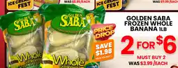 Seafood City Golden saba frozen whole banana offer