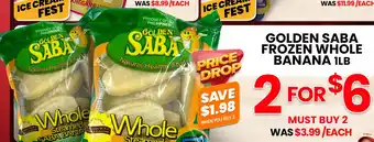 Seafood City Golden saba frozen whole banana offer
