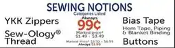 Hobby Lobby SEWING NOTIONS offer