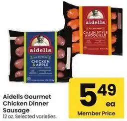 Albertsons Aidells Gourmet Chicken Dinner Sausage offer