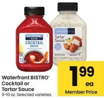 Albertsons Waterfront bistro cocktail or tartar sauce offer