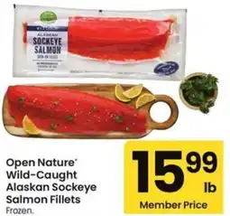 Albertsons Open Nature Wild Caught Alaskan Sockeye Salmon Fillets offer