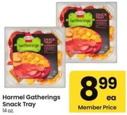 Albertsons Hormel Gatherings Snack Tray offer
