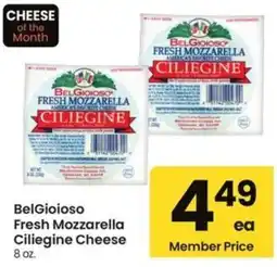 Albertsons BelGioioso Fresh Mozzarella Ciliegine Cheese offer