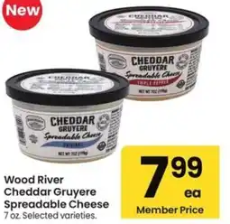 Albertsons Wood River Cheddar Gruyere Spreadable Cheese offer