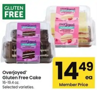 Albertsons Overjoyed Gluten Free Cake offer