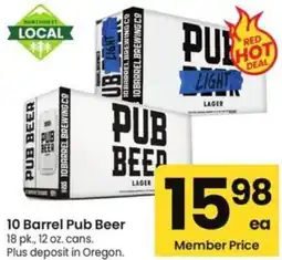 Albertsons 10 Barrel Pub Beer offer