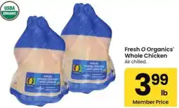 Albertsons Fresh O Organics Whole Chicken offer