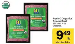 Albertsons Fresh O Organics Ground Beef offer