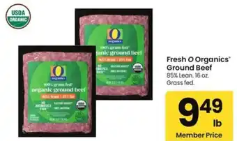 Albertsons Fresh O Organics Ground Beef offer