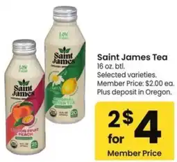 Albertsons Saint James Tea offer