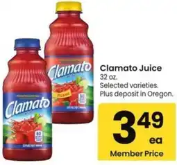 Albertsons Clamato Juice offer